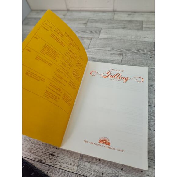 The Joy‎ of Grilling Cookbook Joe Famularo Softcover BBQ Recipes 1988 Softcover - Picture 12 of 13